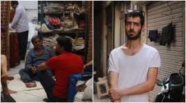 Paharganj news, Israeli palestine conflict, Israeli nationals, Israeli nationals Paharganj gathering, Israeli nationals india visit, delhi's Chabad House, indian express news