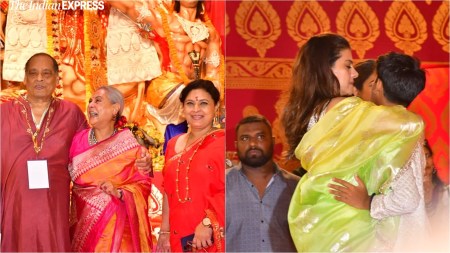jaya bachchan, kajol, durga puja gnj