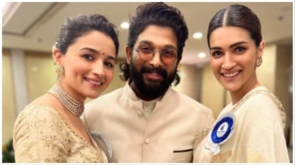 414px x 232px - Kriti Sanon shares pics with Allu Arjun and Alia Bhatt from National  Awards: 'Happy faces sharing a proud moment' | Bollywood News - The Indian  Express