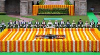 modi g20 leaders rajghat, indian express