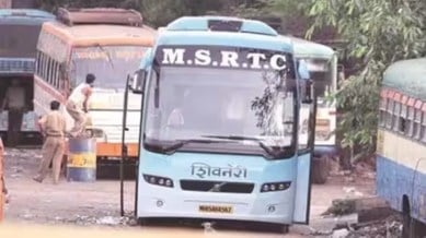MSRTC, MSRTC service suspended, Marketyard, Gultekdi Marketyard, Maratha reservation, Maratha quta protest, workers unions, bandh call, indian express news