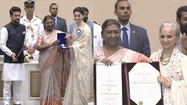 69th National Film Awards 2023 Live: waheeda rehman gets emotional