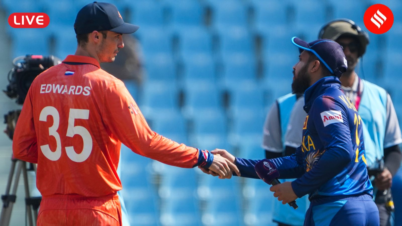 Netherlands Vs Sri Lanka Live Score World Cup 2023 Samarawickrama Stars With 91 As Sl Register 0509