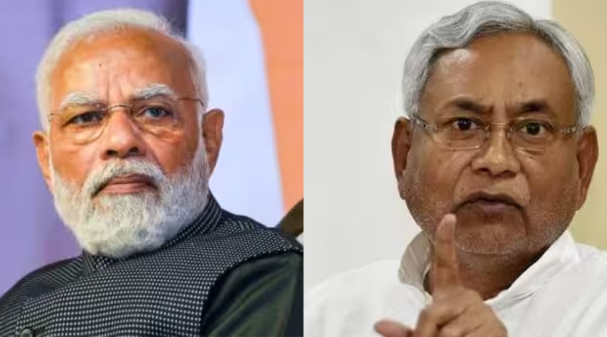 pm modi nitish kumar, bihar, caste census, prime minister narendra modi, pm modi, pm modi caste, pm modi obc, nitish kumar, jdu allegation, nitish kumar on pm modi's obc, indian express