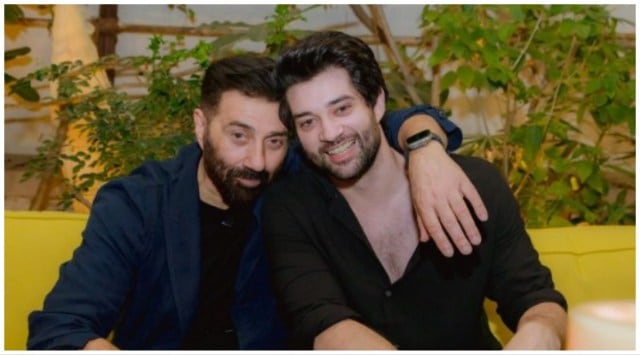 Sunny Deol and Rajveer Deol