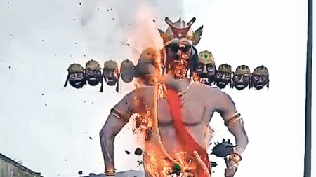 Goa jail inmates burn Ravan effigy with firecrackers, four officials suspended