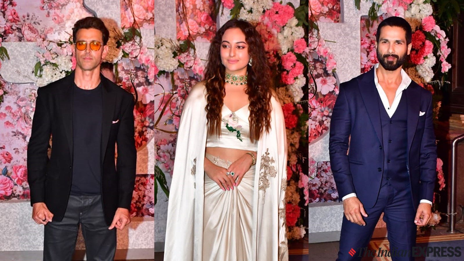 1600px x 900px - Bollywood stars Hrithik Roshan, Sonakshi Sinha, Shahid Kapoor and others,  attend reception party in glam avatars | Fashion News - The Indian Express