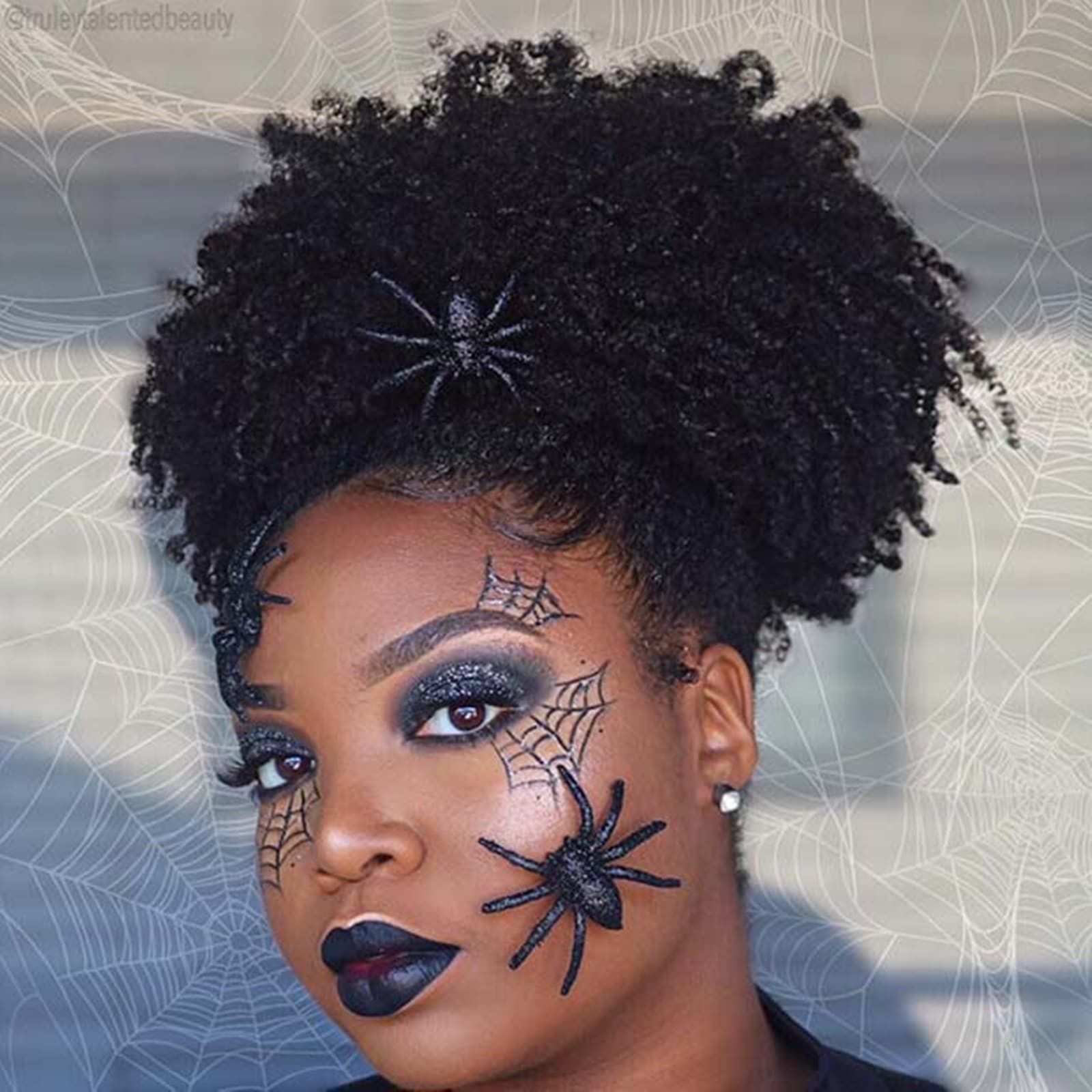 spider makeup, halloween makeup, halloween 2023