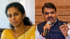 supriya sule, devendra fadnavis