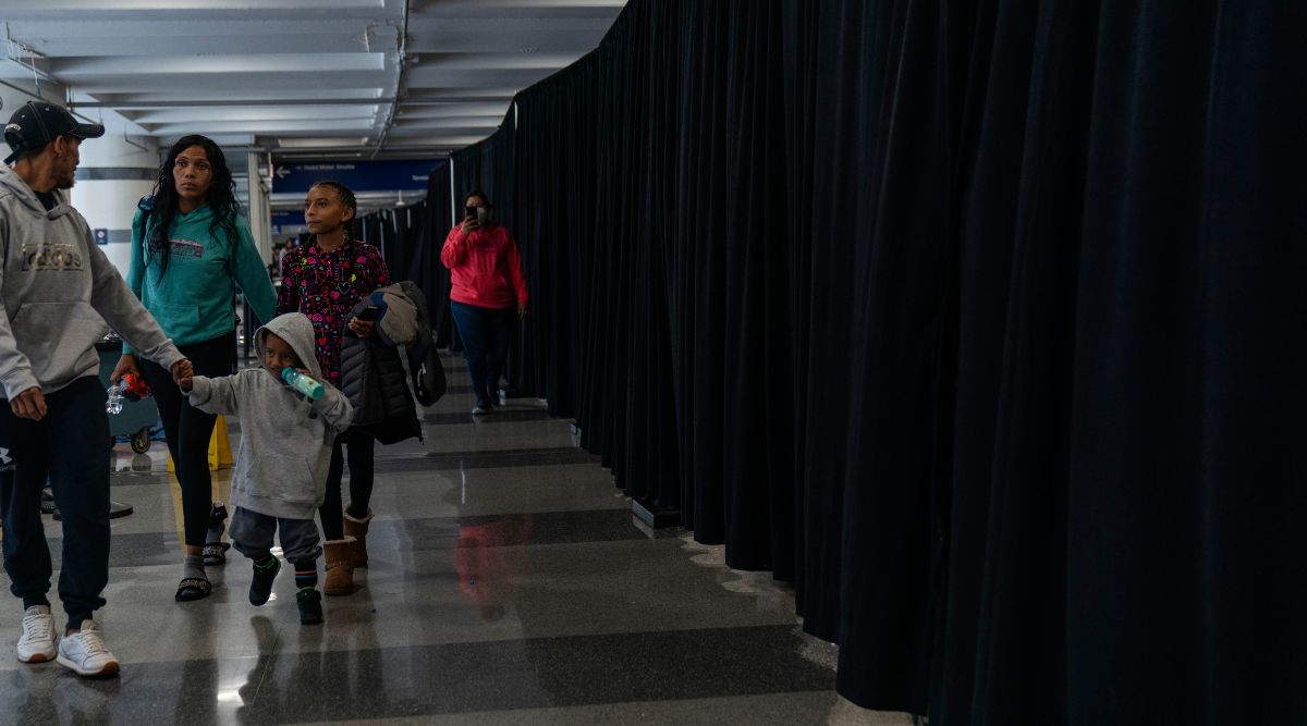 Chicago is keeping hundreds of migrants at airports while waiting on shelters and tents