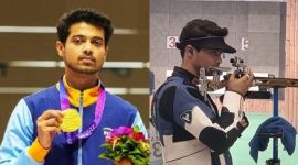 Swapnil Kusale wins Gold medal, rifle shooting event, Asian Games, Pune railway division, Travelling Ticket Examiner, men’s 50m rifle 3 positions, indian express news