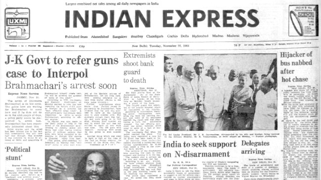 Brahmachari’s Arrest, Lok Sabha Walk-out, No Nukes, Says India, SBI Guard Shot, editorial, Indian express, opinion news, indian express editorial