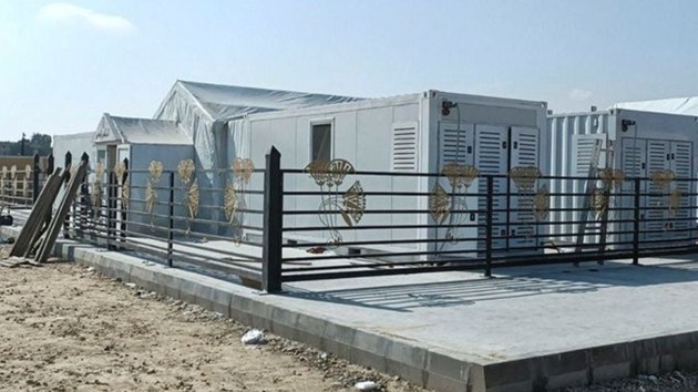 A view of a field hospital for medical evacuees at Sheikh Zuweid