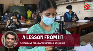 'The separation between humanities and the sciences occurs very early in the life of a student,' says IIT Madras professor.