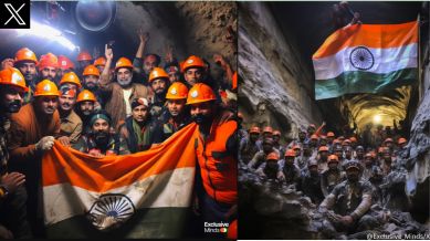 AI-generated image of rescued mine workers trapped in Uttarkashi tunnel goes viral