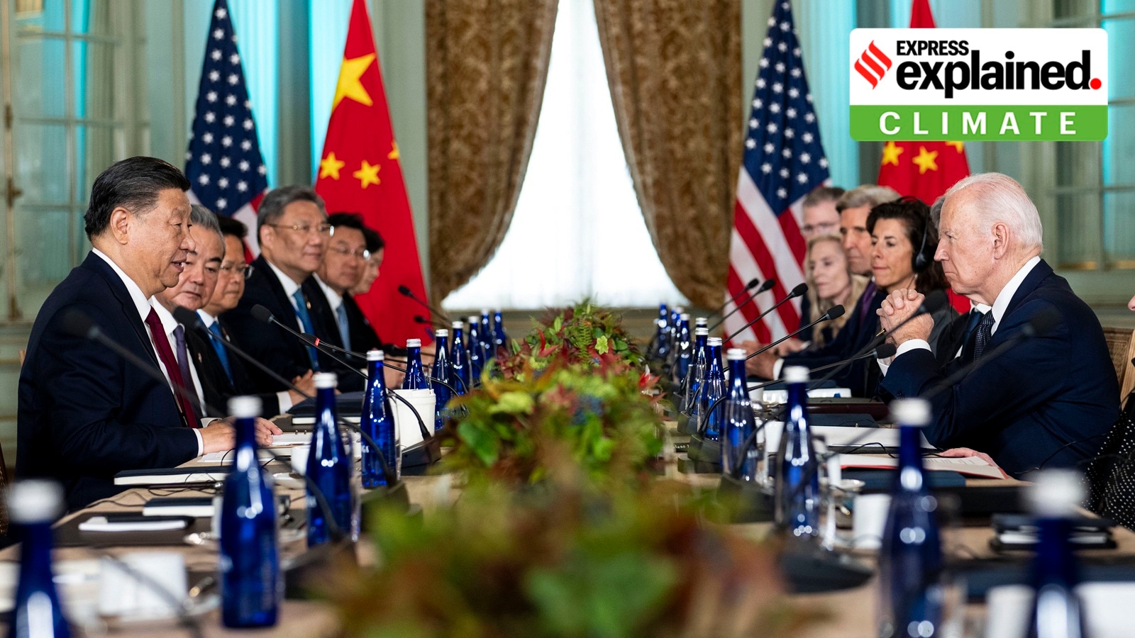 President Joe Biden Meets with China's President President Xi Jinping at the Filoli Estate in Woodside, Calif., Wednesday, Nov, 15, 2023, on the sidelines of the Asia-Pacific Economic Cooperative conference.