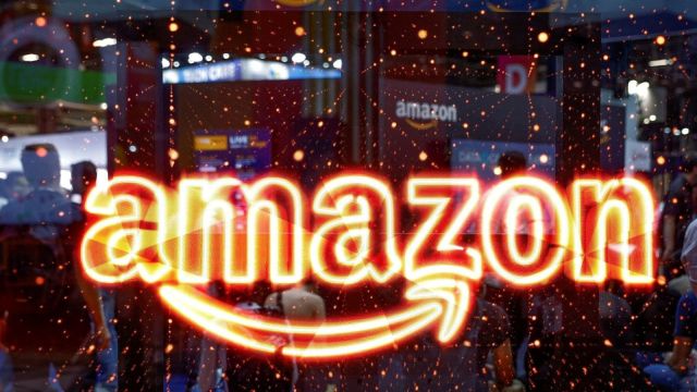 The logo of Amazon is seen astatine  the Viva Technology league  astatine  Porte de Versailles accumulation  halfway  successful  Paris