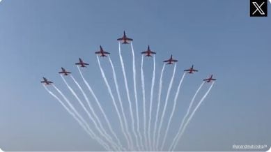 Anand Mahindra shares video of IAF jets rehearsal before India-Australia World Cup final