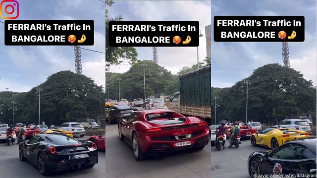 Ashneer Grover reacts to video of Ferraris struck in Bengaluru traffic