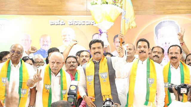 Vijayendra takes over as Karnataka BJP boss; MLAs Yatnal and Bellad ...