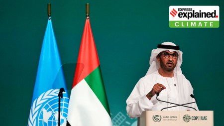 COP28 President Sultan al-Jaber speaks during the opening session at the COP28 U.N. Climate Summit, Thursday, Nov. 30, 2023, in Dubai, United Arab Emirates.
