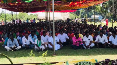 Chennai farmers protest