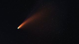 An image of a comet