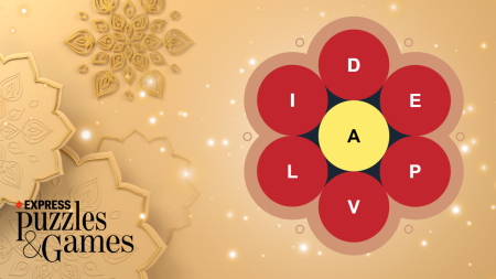 diwali themed word game as party idea