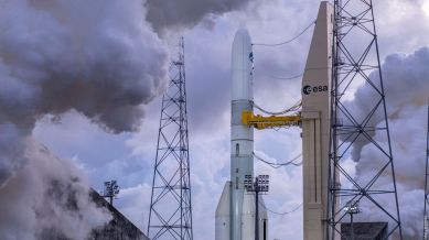 Ariane 6 rocket test firing