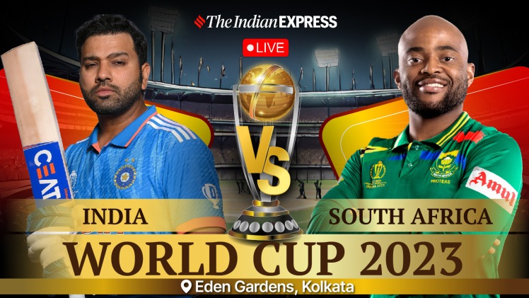 India vs South Africa Live Score, World Cup 2023: IND take on SA in top