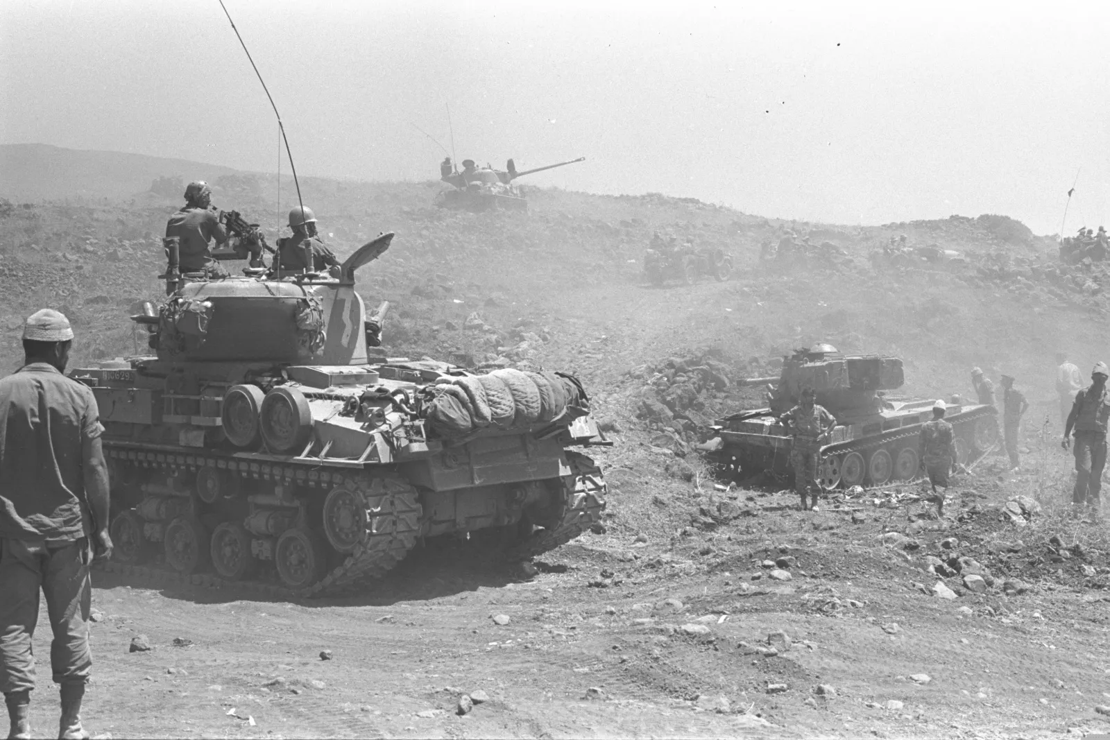 I967 six day war, Israeli tanks