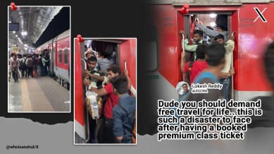 Man unable to get inside AC coach despite ticket, demands refund