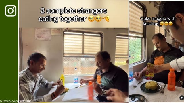 Men set up makeshift restaurant in Mumbai local train and serve quirky dishes