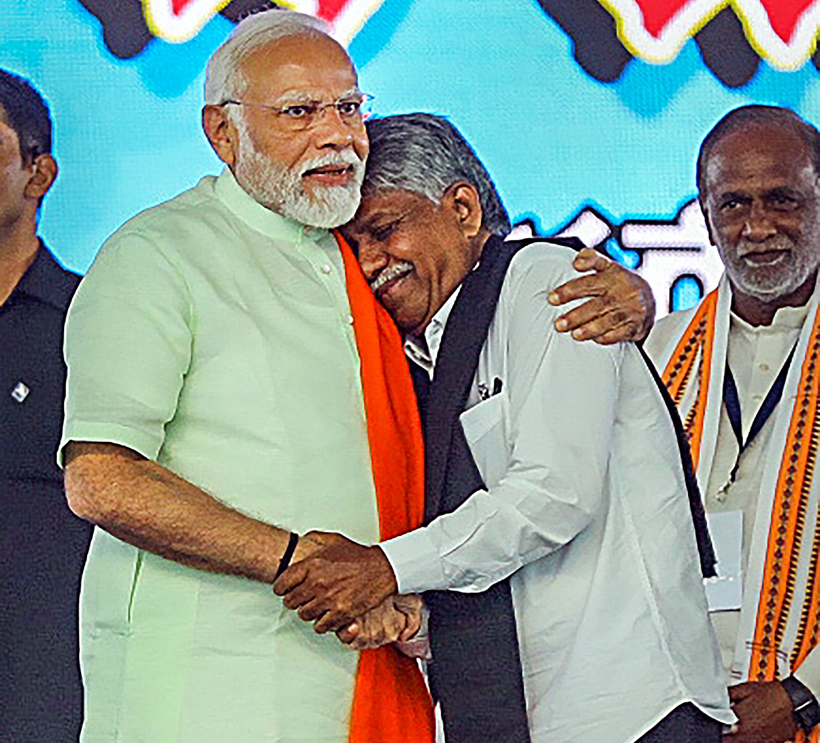 Behind that picture of PM Modi consoling Madiga leader, BJP’s Dalit ...