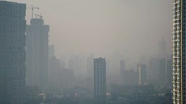 air pollution curb, bMC visits construction sites, mumbai air pollution, mumbai AQI, air quality index, indian express news