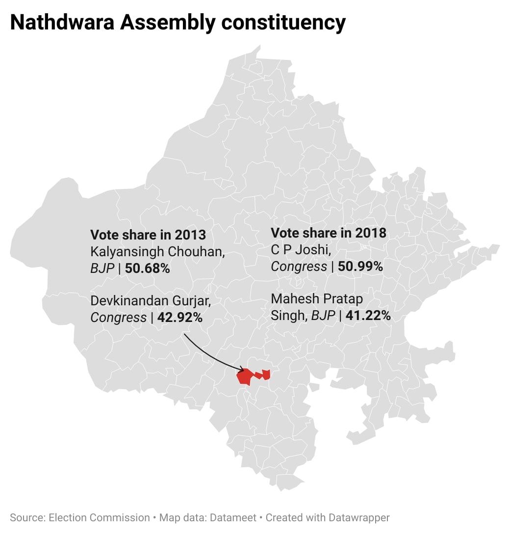 Nathdwara map