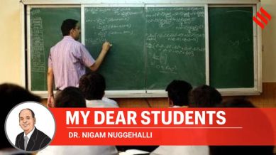 'Why do we need classes on jurisprudence? You can get your readings from the internet,' Nuggehalli answers.