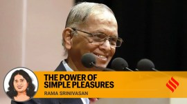 Narayana Murthy's ask to youngsters has been supported by many other CEOs. (Express photo by Pavan Khengre/File)