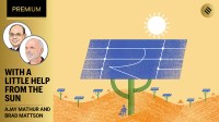 Solar is the cheapest form of energy generation in most countries, and its climate, energy and economic benefits are increasingly apparent. (Illustration by C R Sasikumar)