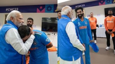 ODI World Cup 2023: PM Modi in Indian dressing room