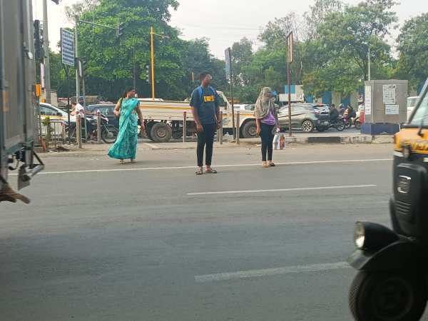 Pune Nagar Road. (Photo by Shubham Tigga)