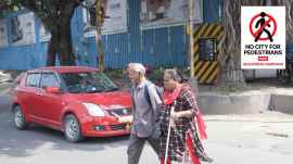 Pune sinhagad road, Pune pedestrian crossing