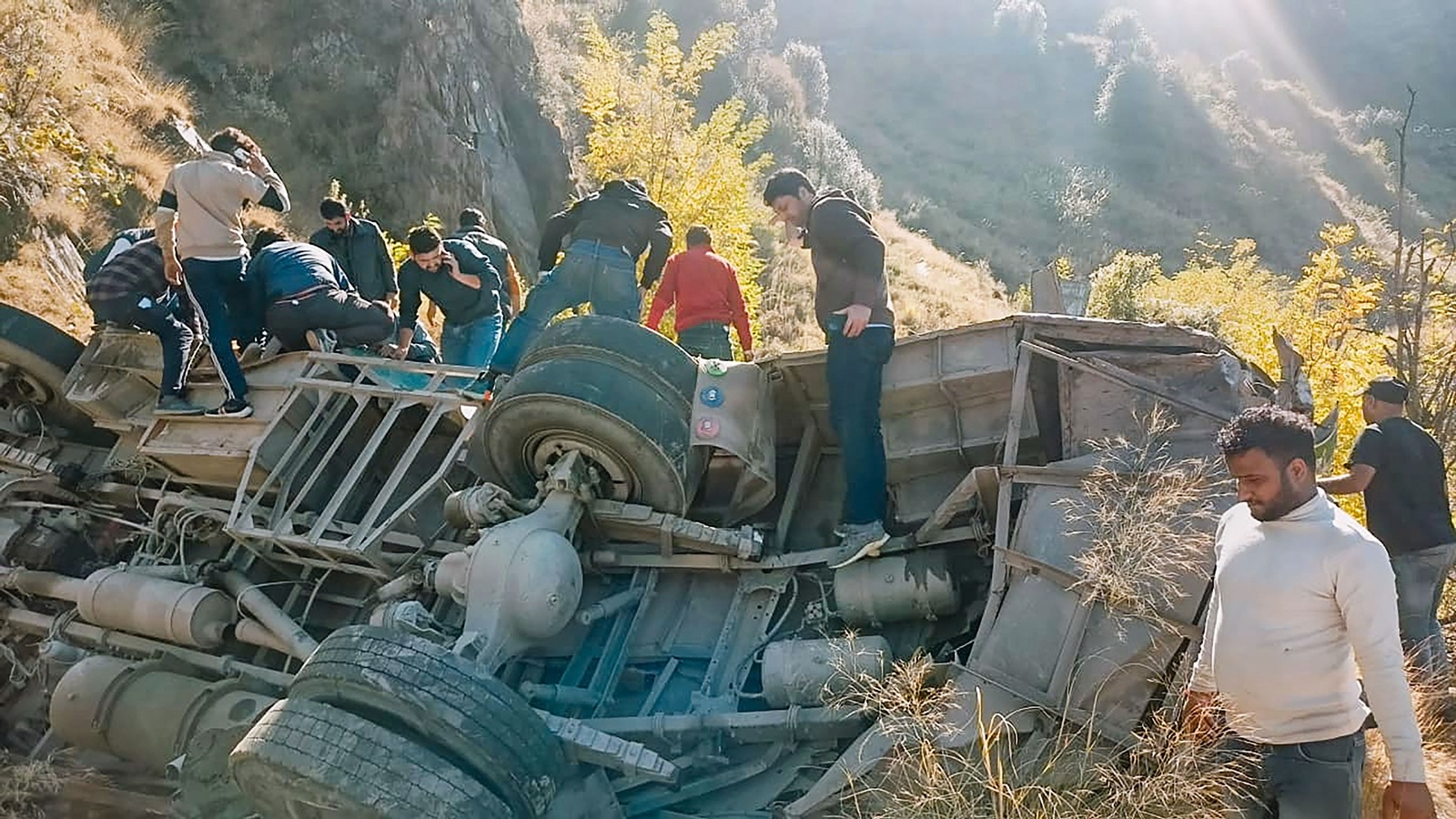 38 killed, 17 injured in J&K as bus plunges into 400-ft gorge