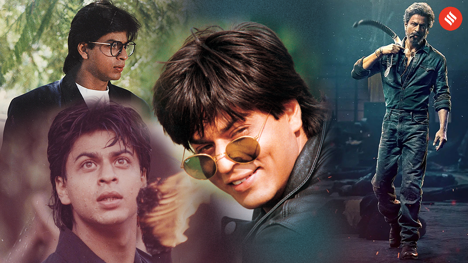 Young Shah Rukh Khan has the internet smitten with his curious eyes but we  can't get over his iconic hairdo