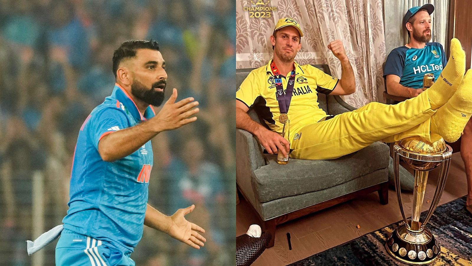 ‘I am hurt’: Mohammed Shami not happy with Mitchell Marsh’s celebration ...