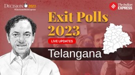Telangana Exit Poll 2023 Live Updates: Will K Chandrasheskar pull off a hat-trick?