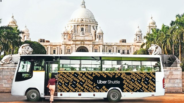 Uber partners with govt to roll out AC bus shuttle service on Kolkata