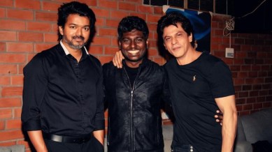 vijay, atlee, shah rukh khan