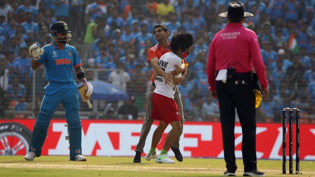 Man who entered field had Rs-3,500 ticket, wore ‘Free Palestine’ T-shirt under jersey