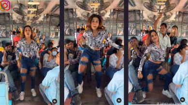 Woman’s dance inside crowded local train gets thumbs down from netizens